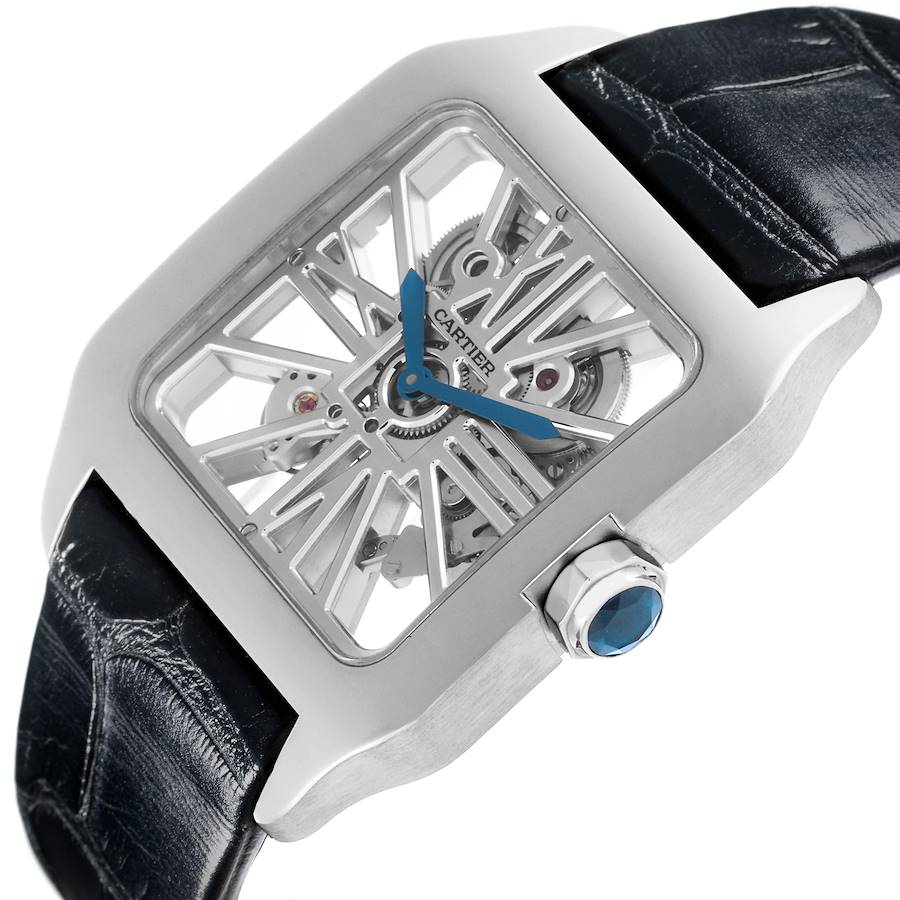 Replikaklocka: Cartier Santos Dumont, skeletturtavla, vitguld, W2020033 — mytomspunnen – Bild 5