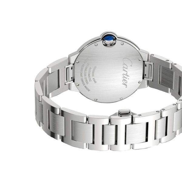 Replikaklocka för herr: Cartier Ballon Bleu de Cartier, automatiskt, blå, rostfritt stål — precis – Bild 3