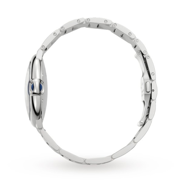 Replikaklocka för herr: Cartier Ballon Bleu de Cartier, automatiskt, blå, rostfritt stål — precis – Bild 4