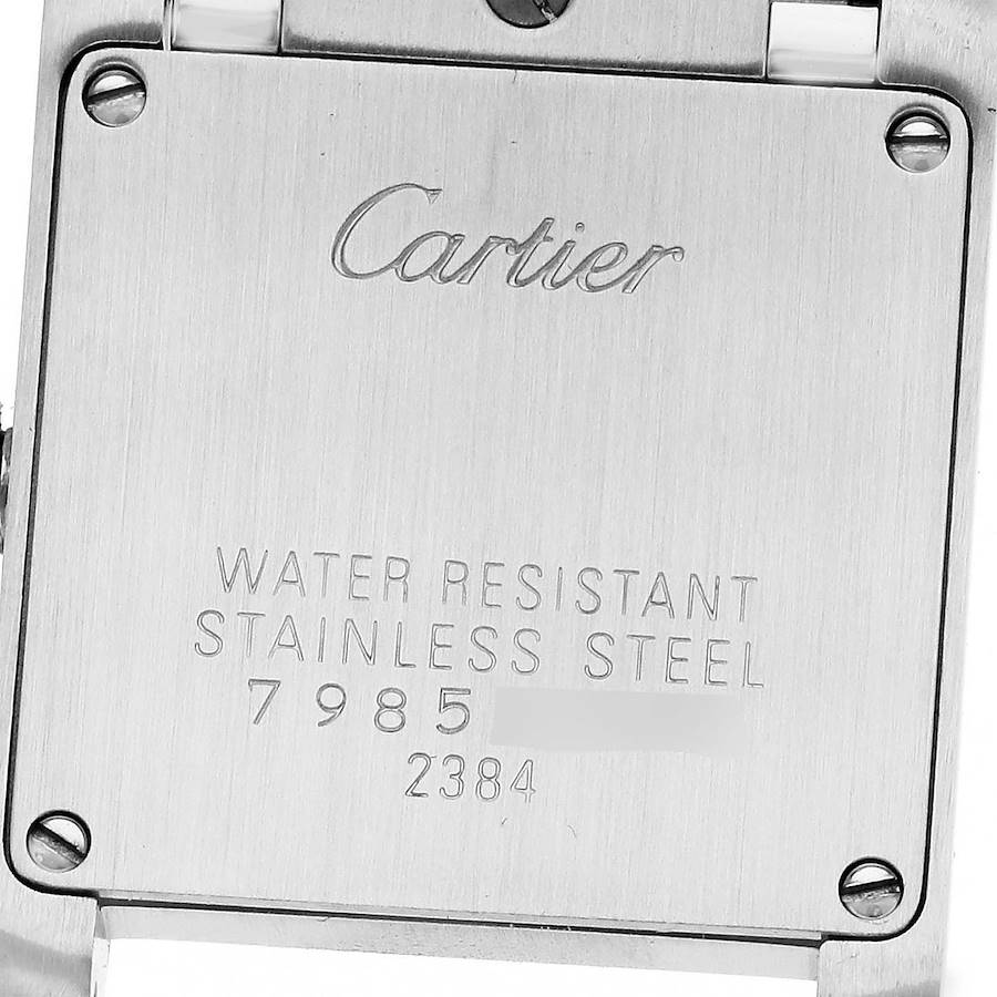 Replikaklocka för dam: Cartier Tank Francaise, stål och roséguld, pärlemortavla, W51027Q4 — av ny generation – Bild 6