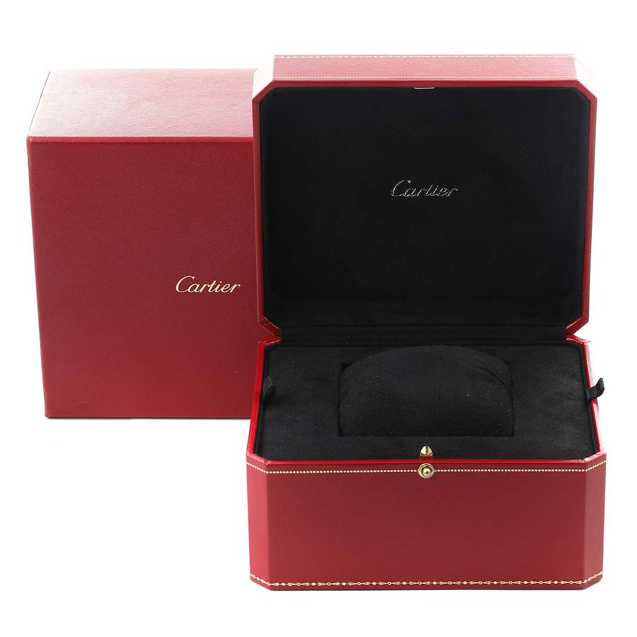 Replikaklocka för dam: Cartier Tortue, roséguld, diamantinfattad boettring, WA507031 — förtrollande – Bild 8