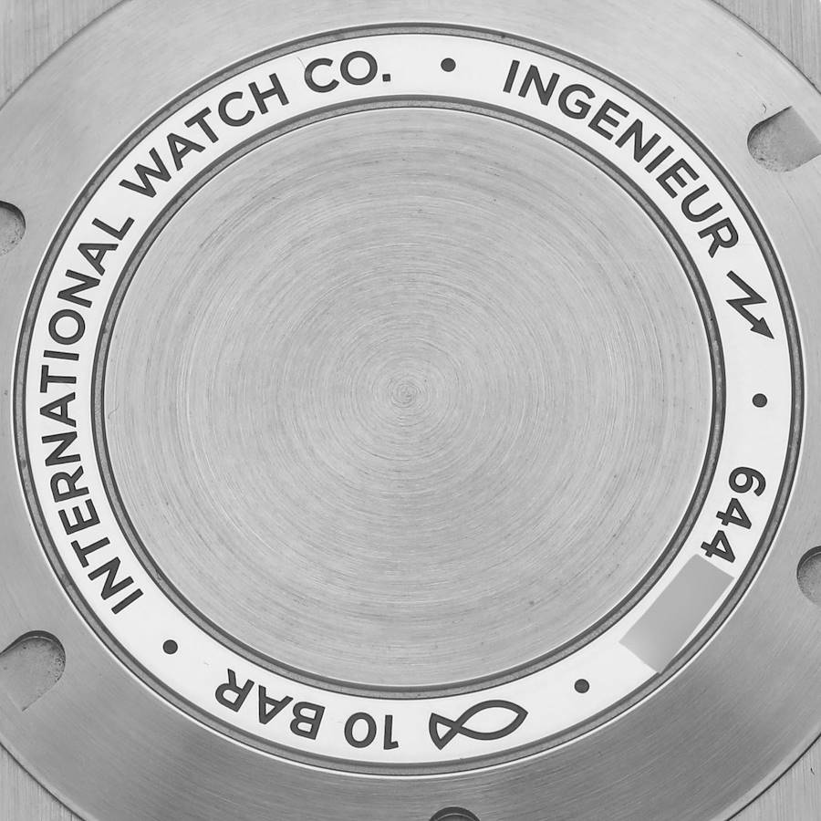 Replikaklocka för herr: IWC Ingenieur 40, svart urtavla, stål, IW328902 — fängslande – Bild 6