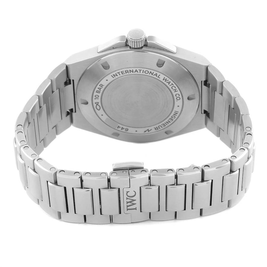 Replikaklocka för herr: IWC Ingenieur 40, svart urtavla, stål, IW328902 — fängslande – Bild 7