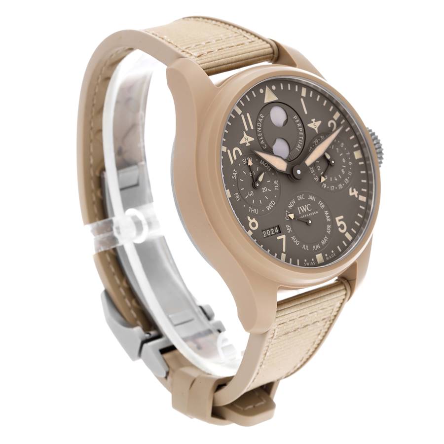 Replikaklocka för herr: IWC Pilot, evighetskalender, Mojave Desert, keramik, IW503004 — till konkurrenskraftigt pris – Bild 3