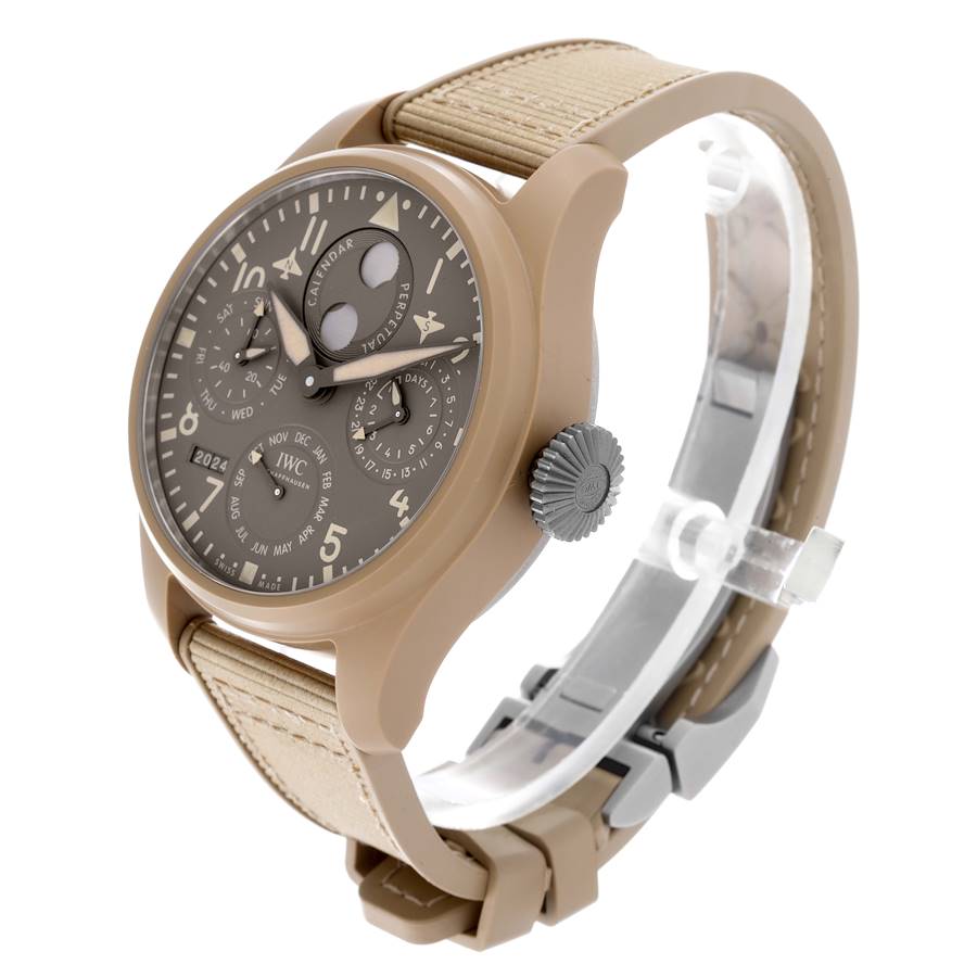 Replikaklocka för herr: IWC Pilot, evighetskalender, Mojave Desert, keramik, IW503004 — till konkurrenskraftigt pris – Bild 4