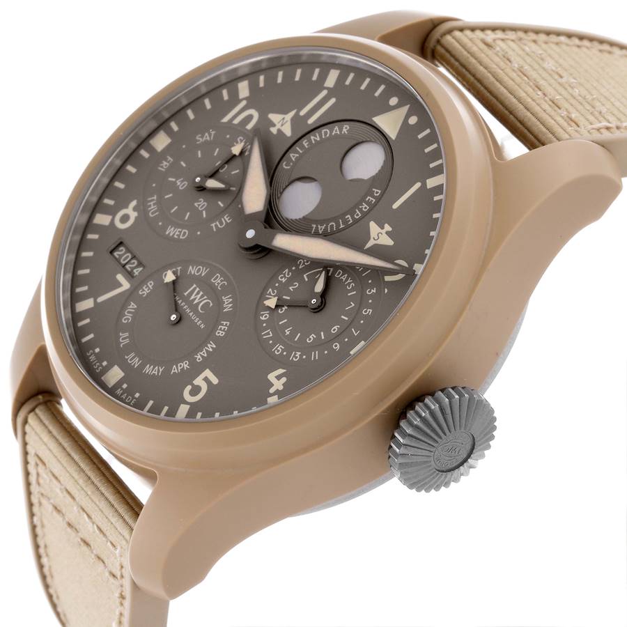Replikaklocka för herr: IWC Pilot, evighetskalender, Mojave Desert, keramik, IW503004 — till konkurrenskraftigt pris – Bild 5