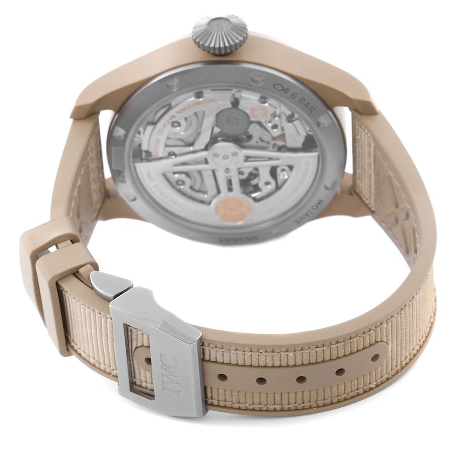 Replikaklocka för herr: IWC Pilot, evighetskalender, Mojave Desert, keramik, IW503004 — till konkurrenskraftigt pris – Bild 7