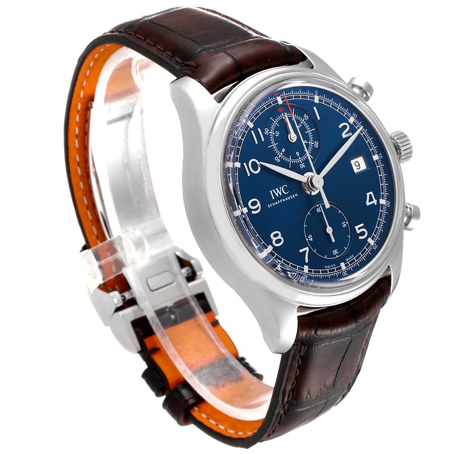 Replikaklocka för herr: IWC Portuguese Classic, kronograf, Laureus Sport For Good Foundation, stål, IW390406 — fantastisk – Bild 3
