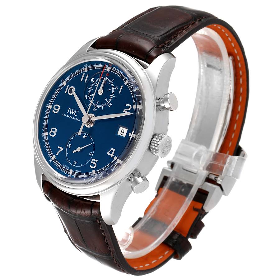 Replikaklocka för herr: IWC Portuguese Classic, kronograf, Laureus Sport For Good Foundation, stål, IW390406 — fantastisk – Bild 4