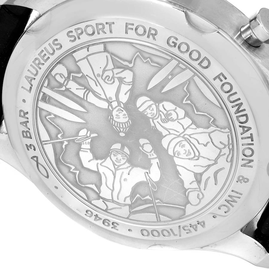 Replikaklocka för herr: IWC Portuguese Classic, kronograf, Laureus Sport For Good Foundation, stål, IW390406 — fantastisk – Bild 6