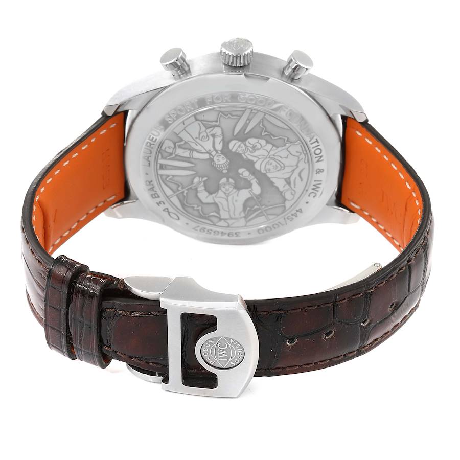 Replikaklocka för herr: IWC Portuguese Classic, kronograf, Laureus Sport For Good Foundation, stål, IW390406 — fantastisk – Bild 7