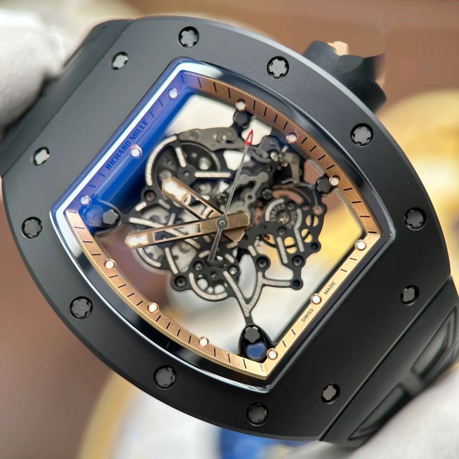 Replikaklocka: Richard Mille RM 055 Bubba Watson, asien, utgåva, ZF 42,7 mm — inspirerad av lyx – Bild 4