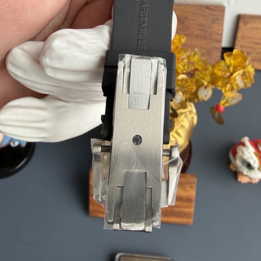 Replikaklocka: Richard Mille RM 61-01 Yohan Blake, helt grå, vaucher-urverk, 42,7 mm X 50,23 mm — på högsta nivå – Bild 9