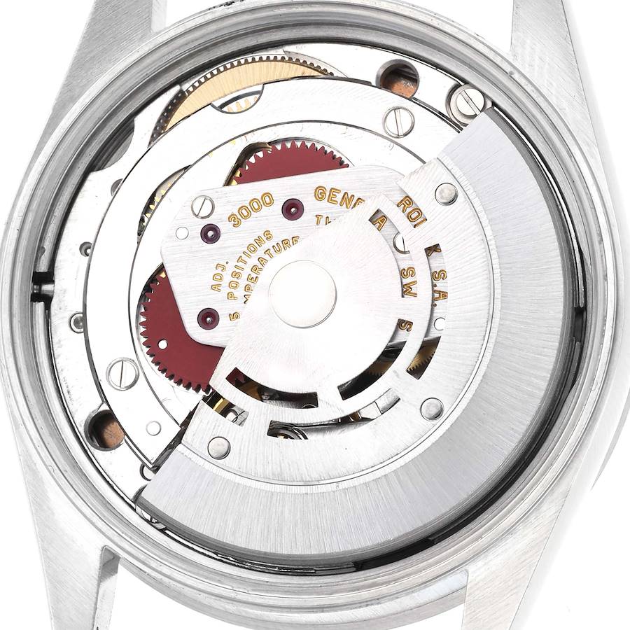 Replikaklocka för herr: Rolex Air King 34, laxrosa urtavla, guillocherad boettring, stål, 14010 — helt ny – Bild 6
