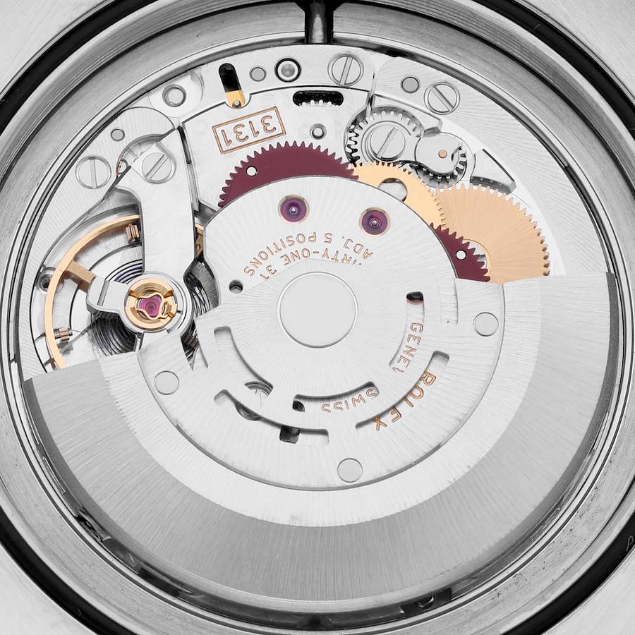 Replikaklocka för herr: Rolex Milgauss 40 mm, svart urtavla, grönt glas, stål, 116400 — förtrollande – Bild 6