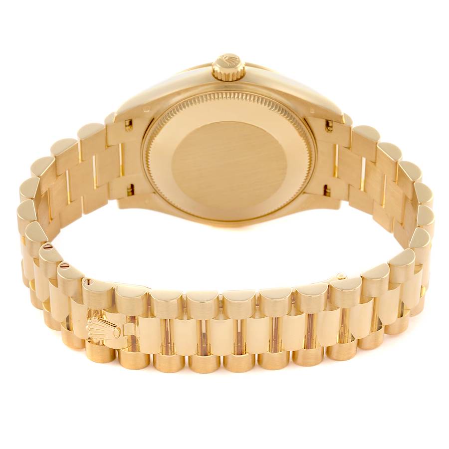 Replikaklocka: Rolex President Datejust 31, mellanstorlek, gult guld, diamant, 278278 — exceptionell – Bild 7