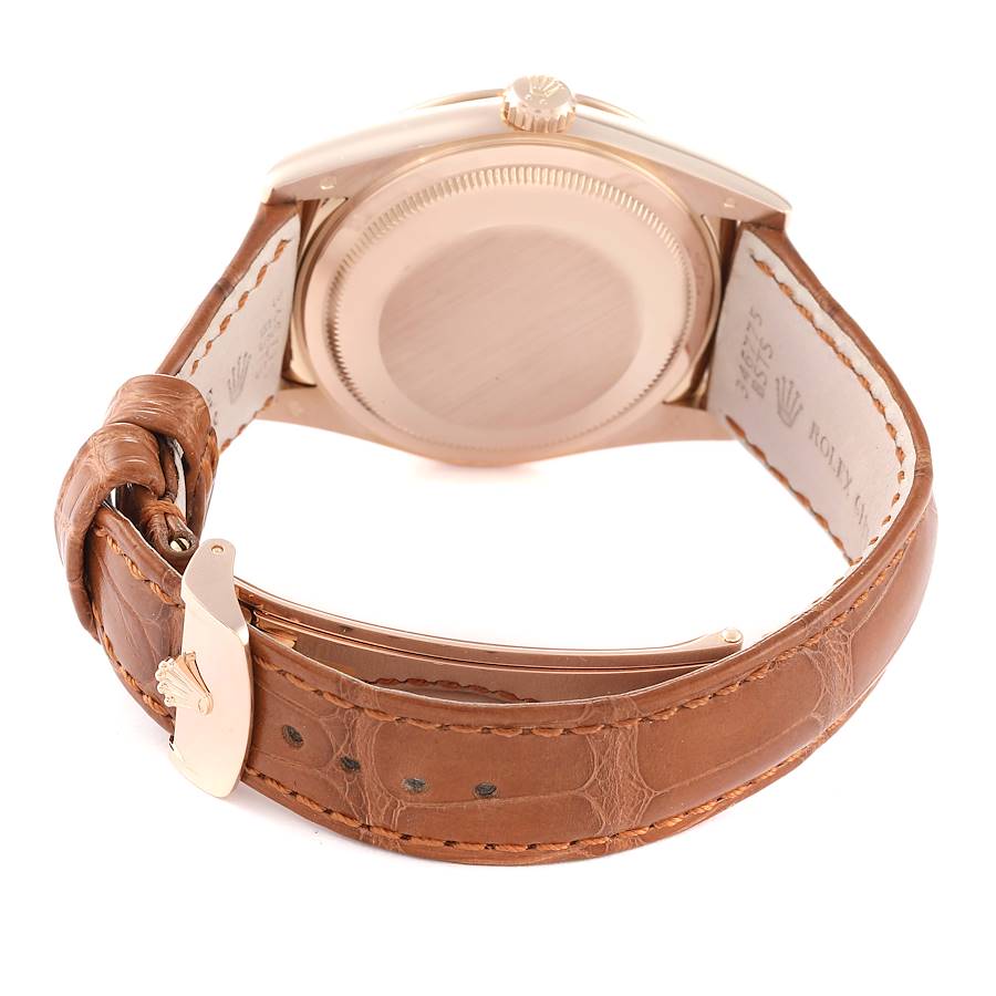 Replikaklocka för herr: Rolex President Day Date, roséguld, diamant, rubin, urtavla, 118135 — extra prisvärd – Bild 7