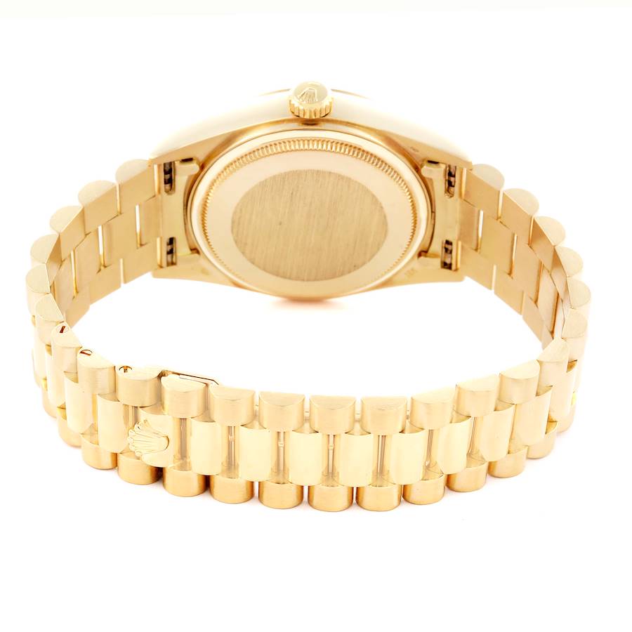 Replikaklocka för herr: Rolex President Day-Date, gult guld, champagnefärgad urtavla, 18038 — tjusig – Bild 7