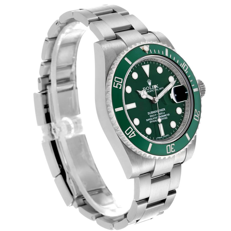 Replikaklocka för herr: Rolex Submariner Hulk, grön urtavla, stål, 116610LV — till konkurrenskraftigt pris – Bild 3