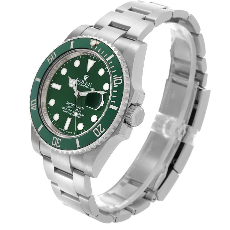 Replikaklocka för herr: Rolex Submariner Hulk, grön urtavla, stål, 116610LV — till konkurrenskraftigt pris – Bild 4